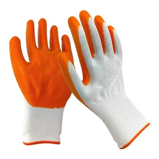 Gants trempés en nitrile